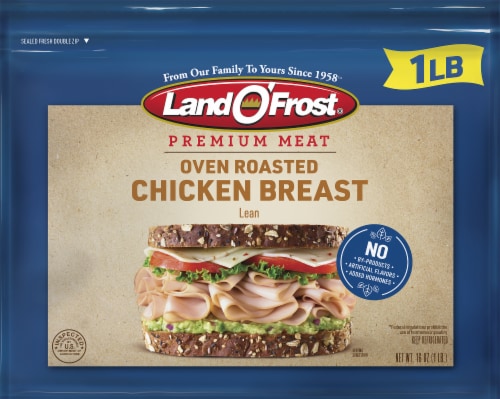 Land O' Frost Premium Oven Roasted Chicken Breast Perspective: front
