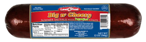 Land O' Frost® Big n' Cheesy® Pepperjack Summer Sausage Perspective: front