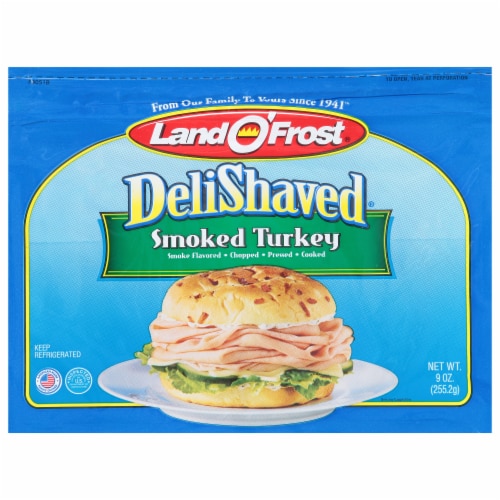 Land O' Frost® Deli Shaved® Smoked Turkey Perspective: front