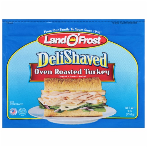Land O' Frost® Deli Shaved Oven Roasted Turkey Perspective: front