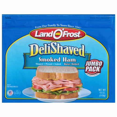 Land O' Frost® Deli Shaved® Smoked Ham Perspective: front