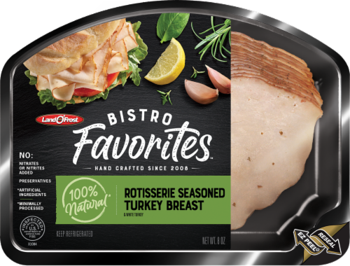 Land O' Frost® Bistro Favorites™ Rotisserie Seasoned Turkey Breast Perspective: front