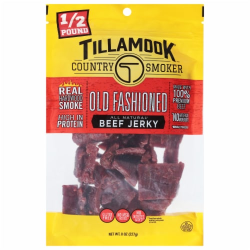 Tillamook® Country Smoker Old Fashioned Beef Jerky Perspective: front