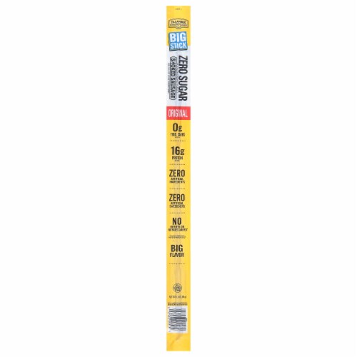 Tillamook Big Stick Zero Sugar Original Smoked Sausage 1 8 Oz Kroger