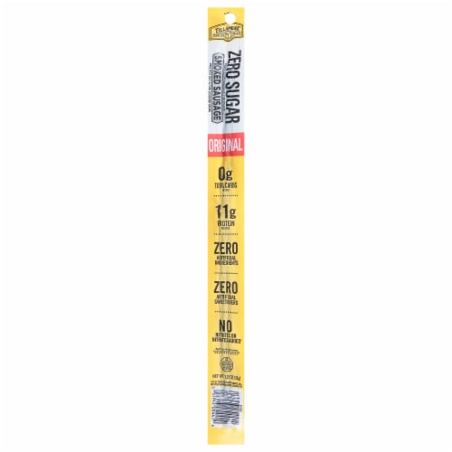 Tillamook® Country Smoker Zero Sugar Original Smoked Sausage Stick Perspective: front