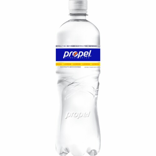 Propel® Lemon Flavored Water Sports Drink Enhanced with Electrolytes Perspective: front