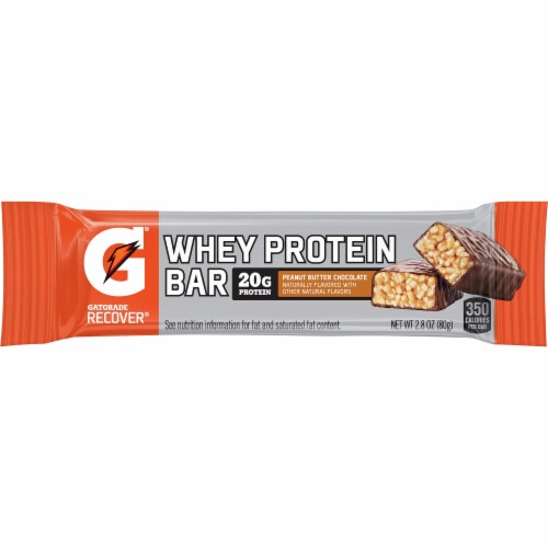 Gatorade Recover® Peanut Butter Chocolate Whey Protein Bars Perspective: front