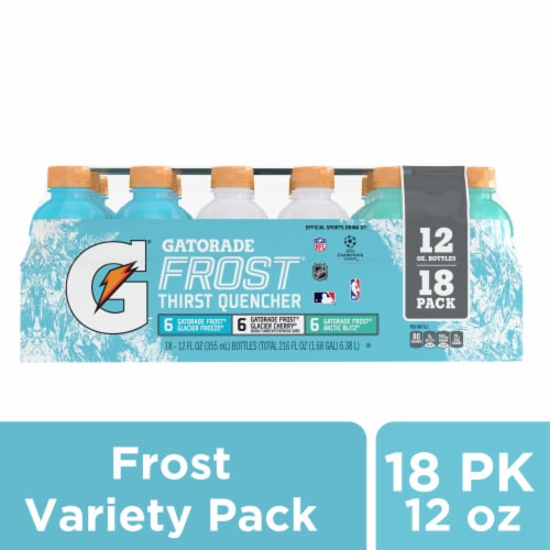 Gatorade Frost Blue White Teal Sports Drink Variety Pack Bottles 18 bottles 12 fl oz Gerbes Super Markets