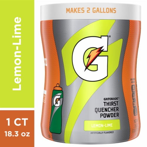 Gatorade Perform Lemon-Lime Thirst Quencher Powder Sports Drinks Mix Perspective: front