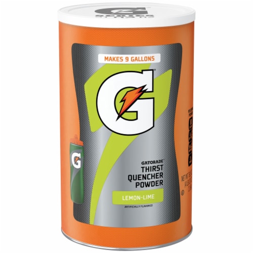 Gatorade Lemon Lime Thirst Quencher Powder Perspective: front