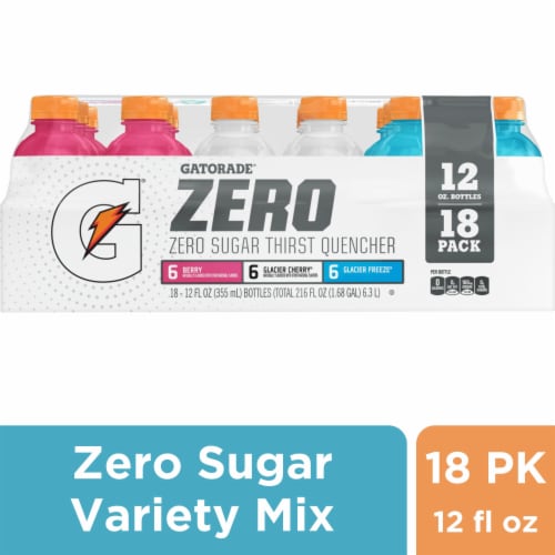 Gatorade® Zero Sugar Electrolyte Enhanced Sports Drink Variety Pack Perspective: front