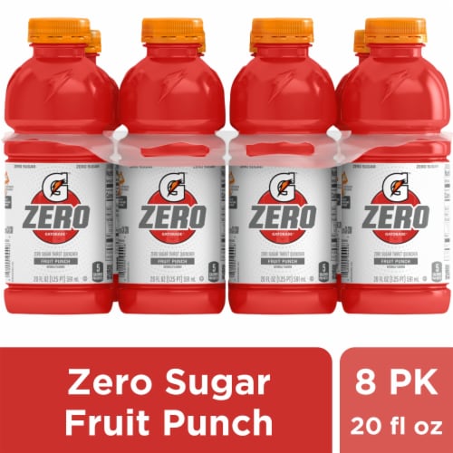 Save on Gatorade Zero Protein Thirst Quencher Fruit Punch - 4 pk