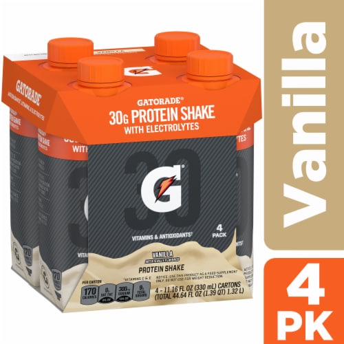 Gatorade® Super Shake Vanilla Ready to Drink Protein Shakes Perspective: front