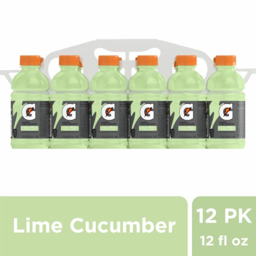 Gatorade® Green Lime Cucumber Sports Drink Multipack Bottles Perspective: front