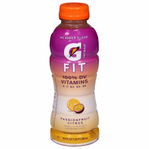 Gatorade Fit™ Electrolyte Beverage Passionfruit Citrus Perspective: front