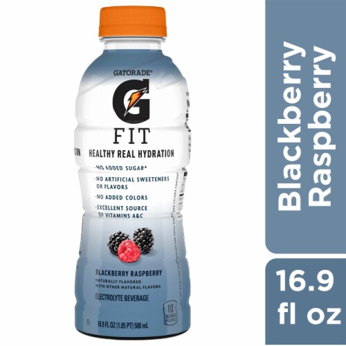Gatorade® GFIT Blackberry Raspberry Sports Drink Bottle Perspective: front
