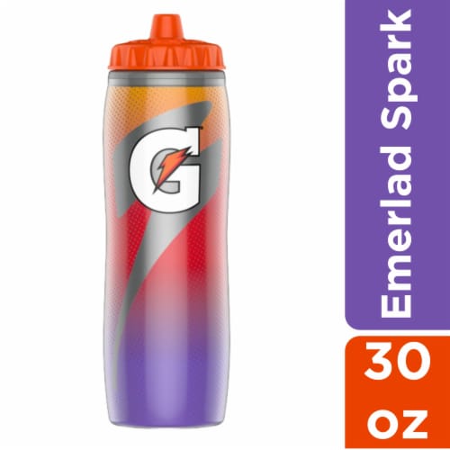 Gatorade® Gx Purple Flame Insulated Water Bottle Perspective: front