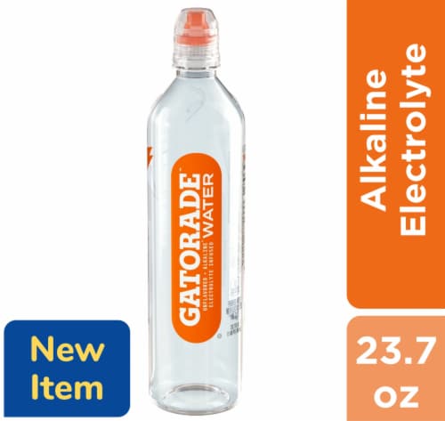 Gatorade™ Alkaline Electrolyte Infused Purified Bottled Water Perspective: front