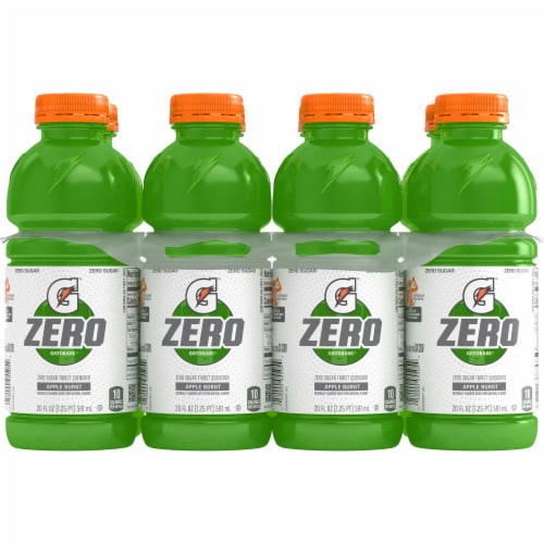 Gatorade® Apple Burst Zero Sugar Thirst Quencher Sport Drink Bottles Perspective: front