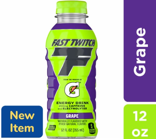 Fast Twitch Energy Drink by Gatorade® Grape Perspective: front