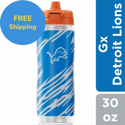 Gatorade® Gx Detroit Lions NFL Water Bottle Perspective: front