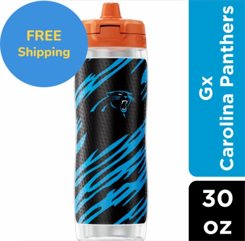 Gatorade® Gx Carolina Panthers NFL Water Bottle Perspective: front