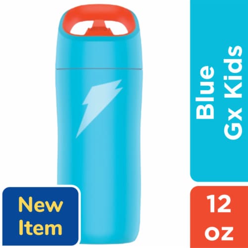 Gatorade® Gx Kids Blue Stainless Steel Water Bottle Perspective: front