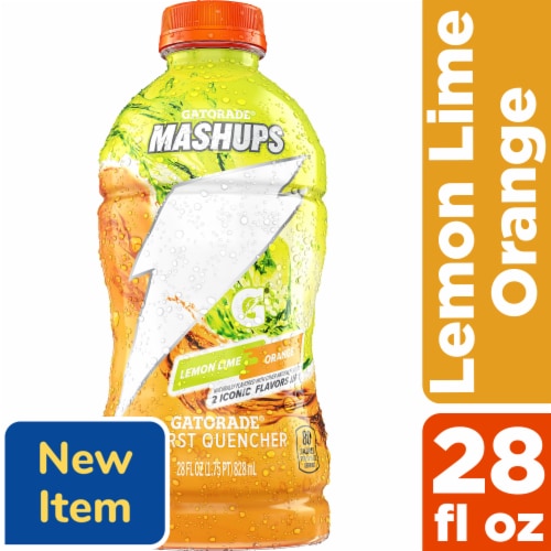 Gatorade® Mashups Mashups Lemon Lime Orange Sports Drink Bottle Perspective: front