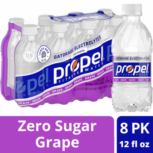 Propel® Zero Sugar Grape Electrolyte Water Beverage Perspective: front