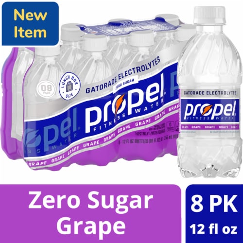 Propel® Zero Sugar Grape Electrolyte Water Beverage Perspective: front