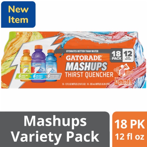 Gatorade® Mashups Sports Drink Variety Pack Bottles Perspective: front