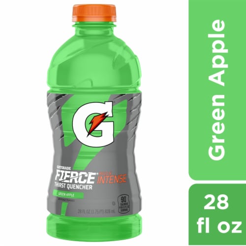 Gatorade® Fierce Green Apple Sports Drink Bottle Perspective: front