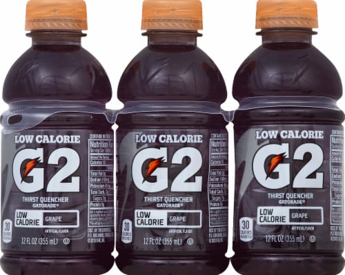 Gatorade® G2 Lower Sugar Thirst Quencher Grape Electrolyte Enhanced Sports Drink Perspective: front