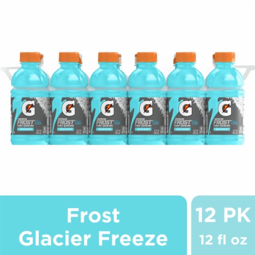 Gatorade Thirst Quencher Mini Frost Glacier Freeze Electrolyte Enhanced Sports Drink Perspective: front