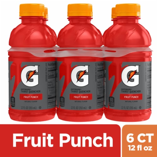 Gatorade Thirst Quencher Red Fruit Punch Sports Drink Perspective: front