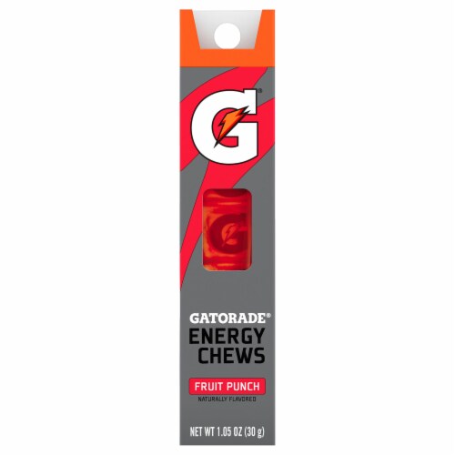 Gatorade Prime Fruit Punch Energy Chews Perspective: front
