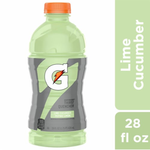 Gatorade 28 oz Plastic Squeeze Bottle, Green