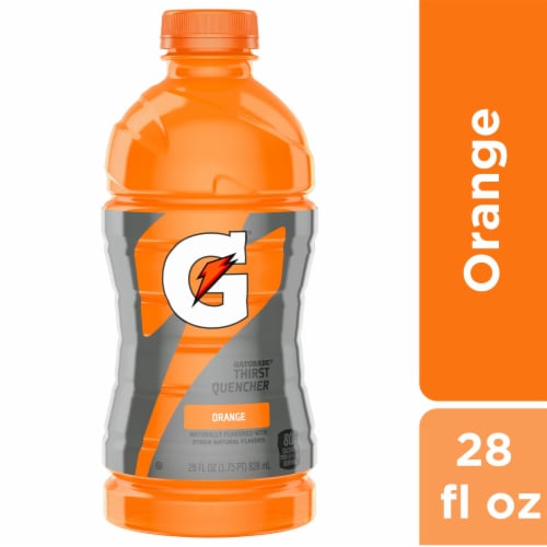 20 Oz Gatorade Water Bottle Green W/ Orange Lid Brand New