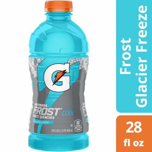Gatorade® Frost Blue Glacier Freeze Sports Drink Bottle Perspective: front