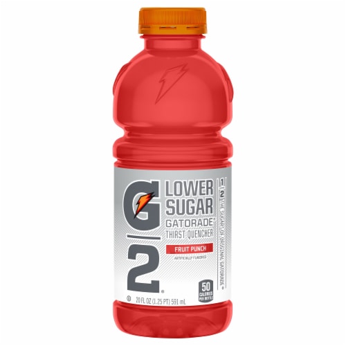 Gatorade G2® Lower Sugar Fruit Punch Sports Drink Perspective: front