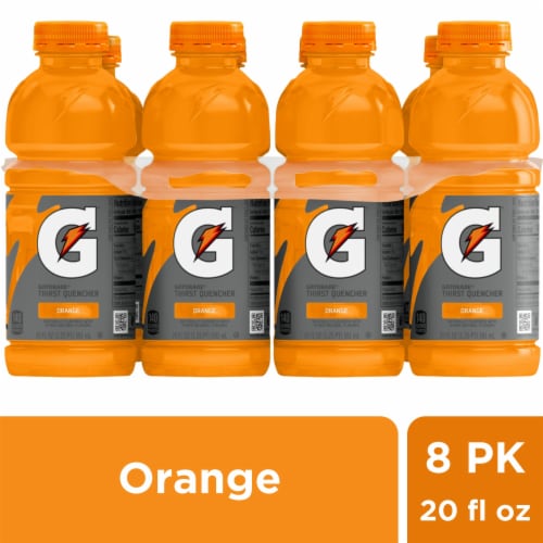 Red Gatorade Fruit Punch Thirst Quencher Sports Drink, 8-Pack 20 oz