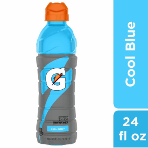Gatorade® Cool Blue Sports Drink Bottle Perspective: front