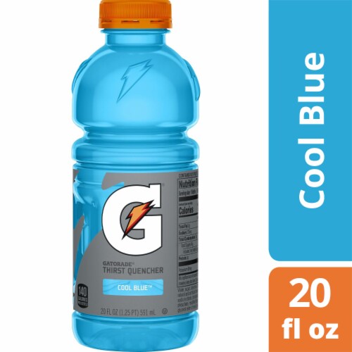Gatorade® Cool Blue Sports Drink Bottle Perspective: front