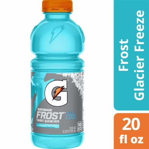 Gatorade® Frost Blue Glacier Freeze Sports Drink Bottle Perspective: front