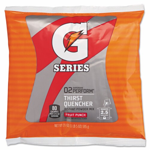 Gatorade® BEVERAGE,2-1/2G FPCH PW32 QUA33691 Perspective: front