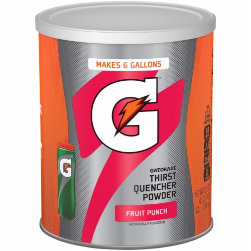 Gatorade Fruit Punch Thirst Quencher Powder Perspective: front