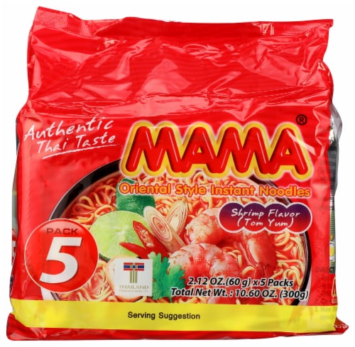 Mama® Family Pack Shrimp Noodles Perspective: front