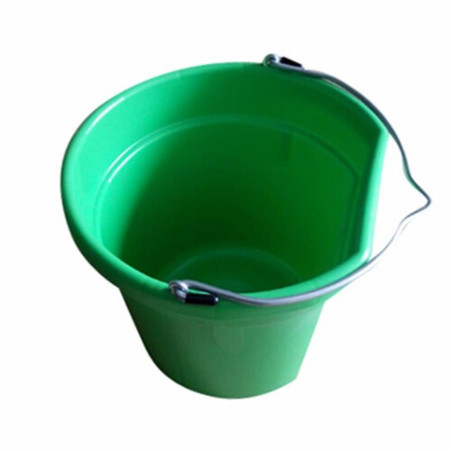 Master Rancher MR20QP-FSB-LIME 20 Quart Green Flat Bucket Perspective: front
