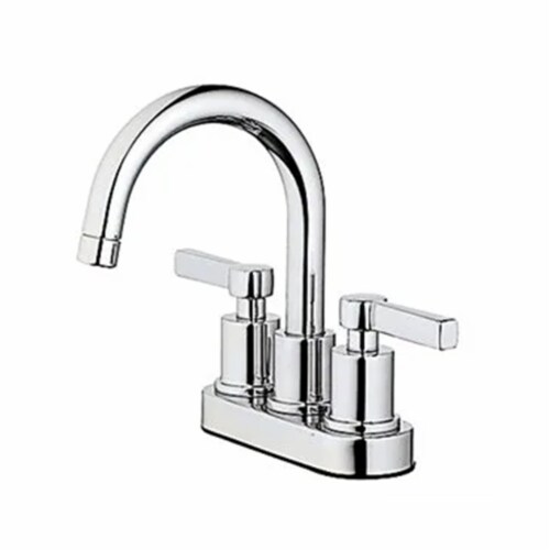 Homewerks Worldwide 242098 HomePointe Mid Arch Lavatory Faucet with 2 Handle - Chrome Perspective: front