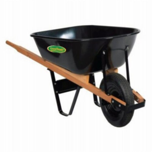 Green outlet thumb wheelbarrow